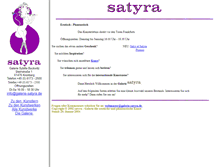 Tablet Screenshot of galerie-satyra.de